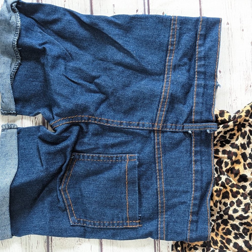 Leopard Print Toddler Summer Shorts Outfit Size 6 NWT - Picture 6 of 6